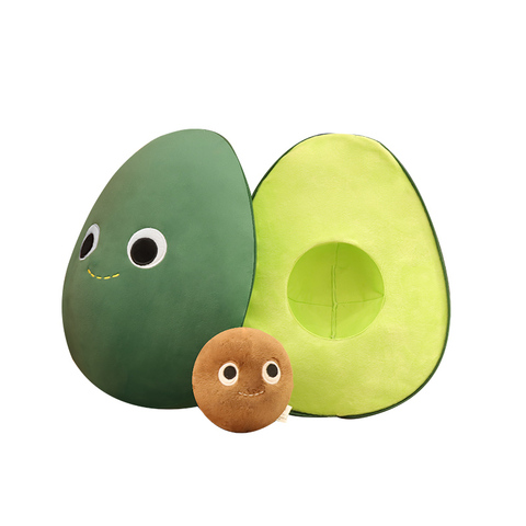 Cute Sandwich Avocado Stuffed Fruit Plush Toy Creative Home Avocado Sofa Pillow Baby Sleep With Avocado Cushion Avocado Gifts ► Photo 1/6