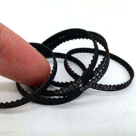 10pcs/lot  MXL Timing Belt B52MXL 3mm width Closed-loop Free shipping ► Photo 1/3