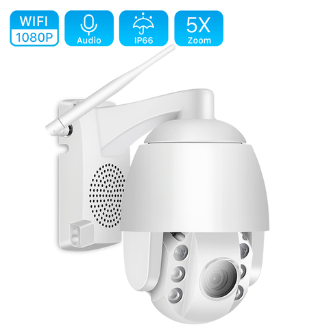 Super Mini 2.5 Inch PTZ Speed Dome WIFI IP Camera 1080P Outdoor 5X Zoom / 4mm Fixed Lens Wireless Camera IR 60m Two Way Audio ► Photo 1/6