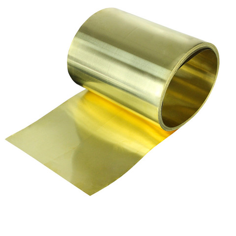 1Meter/Roll Thin Brass Sheet Strip Gold Film High Purity Brass Foil Plate H62 Thick 0.1/0.2/0.3/0.5MM*Width 20/30/50MM ► Photo 1/6