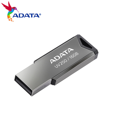 Original Adata UV250 USB 2.0 Flash Drive 64GB 32GB 16GB Metal Memory Stick Flash Disk For Computer ► Photo 1/6