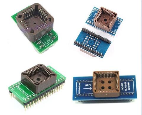 1PCS integrated circuit adapter  PLCC44 to DIP40 IC SOCKET PLCC32 to DIP32 PLCC28 to dip24 PLCC20 DIP20 TEST PCB Circuit Board ► Photo 1/5