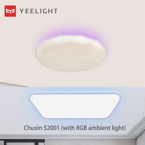 Yeelight Colorful Side Light Edition Chuxin S2001 Ceiling Light Smart Ceiling Lamp Ra95 Dimmable RGB Colored Ambient Light ► Photo 1/6