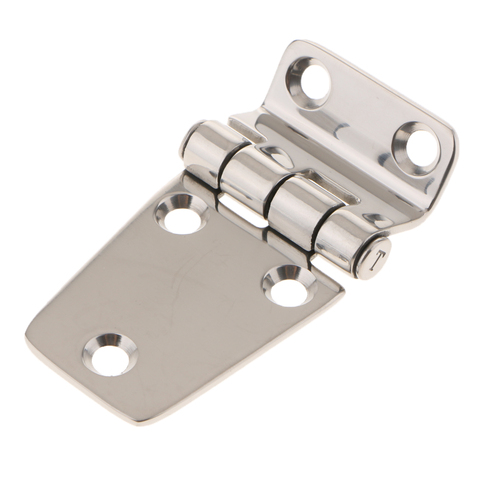 Marine 304 Stainless Steel Door Hinge Short Side Door Hinge for Boat RV Yacht Hardware Horsebox 75x40mm Boating Accessories ► Photo 1/6