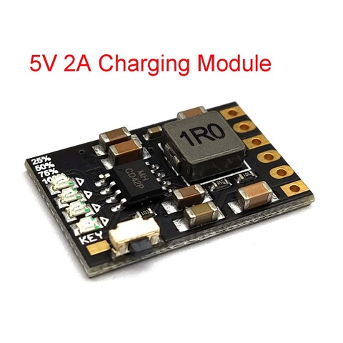 2A 5V Charge Discharge Integrated 3.7V 4.2V Lithium Battery Boost Mobile Power Protection Diy Electronic PCB Board Module ► Photo 1/4