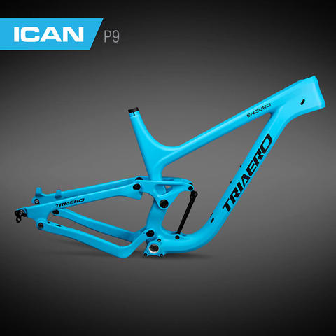 Full carbon T700 27.5 Carbon enduro bike MTB frame travel 150mm Mountain Bike Frame Carbon MTB Frame 27.5er ► Photo 1/6