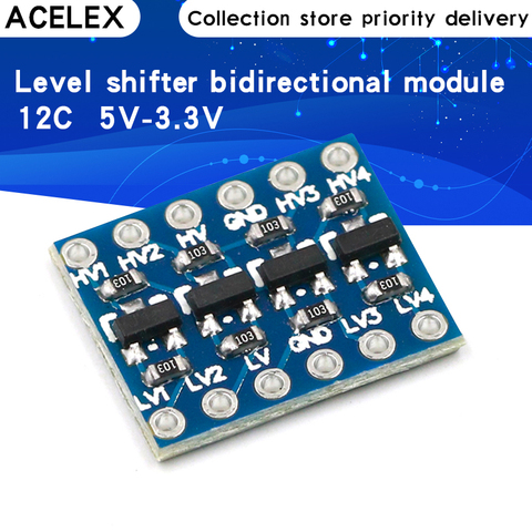 IIC I2C Logic Level Converter Bi-Directional Module 5V to 3.3V For Arduino ► Photo 1/5