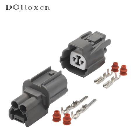 2 Sets 2 Pin Waterproof Auto Electrical Female Male Connector For Sumitomo 6181-0070 6189-0129 For Honda Fog Light Horn Socket ► Photo 1/3