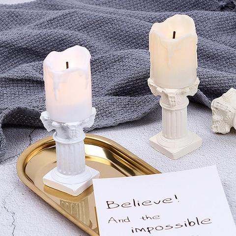 Mini Simulation Roman Columns Artificial Candle for INS Photography Shooting Props Photo Studio Background Adornment Fotografia ► Photo 1/6