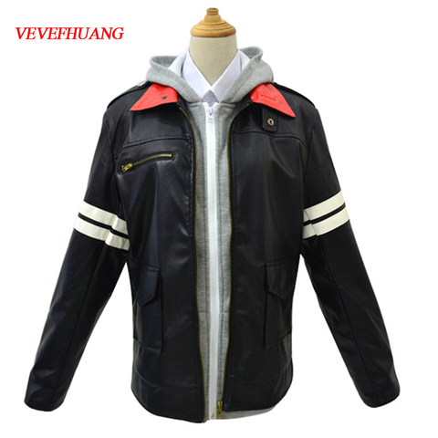 VEVEFHUANG Cosplay Costume for Prototype Alex Mercer PU Leather Long Sleeve Game Personas Men Clothes Halloween Costumes Jackets ► Photo 1/6