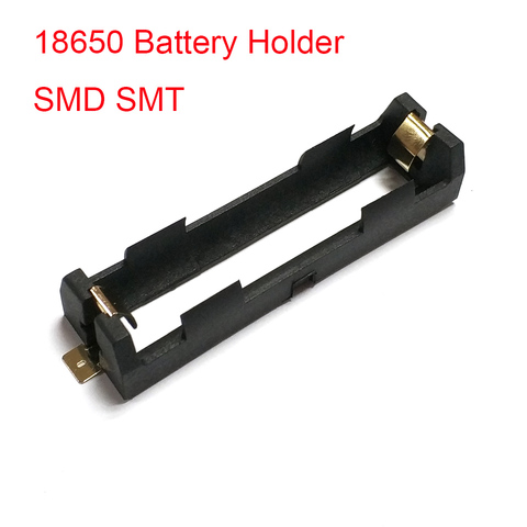 1 X 18650 Battery Holder SMD SMT High Quality Battery Box With Bronze Pins Holder ► Photo 1/4