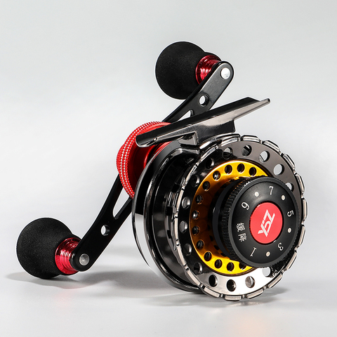 All Metal Fishing Reels Anti-slip Left / Right Hand Handle Front Raft Wheel Winter Ice Fishing Supplies ► Photo 1/6