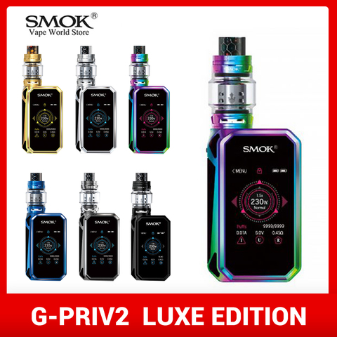 Electronic Cigarette Vaporizer E cigarette Vape Box Mod  230W SMOK G-PRIV 2 Kit Mechanical Vape with TFV12 Prince Tank RBA S017 ► Photo 1/6