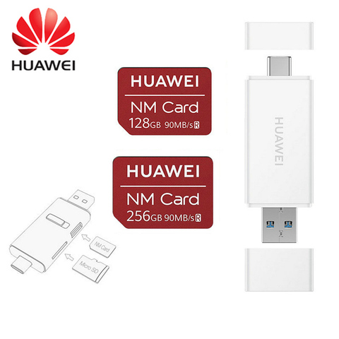 Huawei Memory Card NM card128/256GB Memory Card is Suitable for NM/Micro/SD  Memory Card USB Flash Memory Card Reader Apple to TF - Price history &  Review