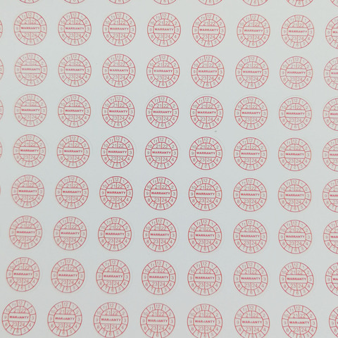 New date 2022/20/21/22 warranty destructive paper sticker 10mm dia. round fragile paper sticker,  ► Photo 1/3