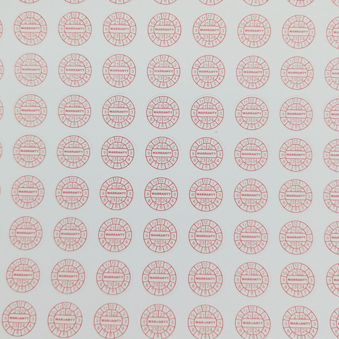 New date 2022/20/21/22 warranty destructive paper sticker 10mm dia. round fragile paper sticker,  ► Photo 1/3