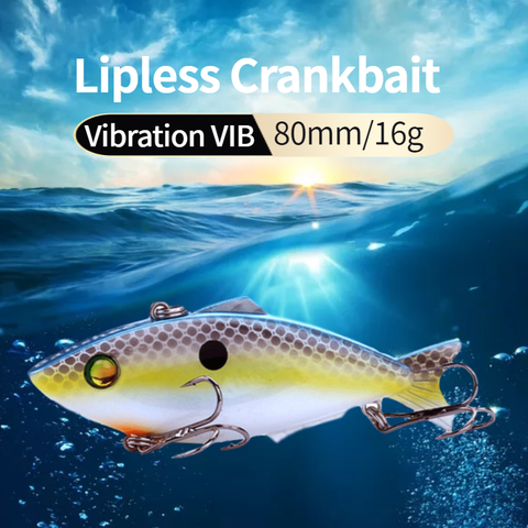 Banshee Waver Ghost VIB Vibe Vibration VV03 Rattle Virbrtor Sound Wobbler Rattle Sinking Fishing Lure Lipless Crankbait ► Photo 1/6