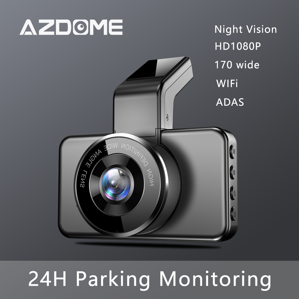 AZDOME GS63H Dashcam Dual Lens 4K Car Camera Built-In GPS Wi-Fi Front and  Rear Dash Cam G-Sensor Motion Detection - AliExpress