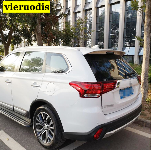 Car Styling ABS Plastic Unpainted Primer Rear Trunk Boot Wing Spoiler Decoration Fit For Mitsubishi Outlander 2013-2022 ► Photo 1/6