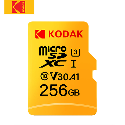 Buy Online Kodak High Speed 256gb Micro Sd Card Class 10 U3 4k Cartao De Memoria Flash Memory Card 256gb Mecard Micro Sd Kart Alitools