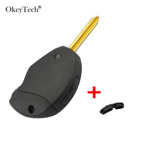 Okeytech 2 Buttons Remote Car Key Shell Case For Citroen Evasion Synergie Xsara Xantia Side Case Shell with Replacement Button ► Photo 1/6