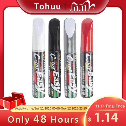 ToHuu Car Paint Scratch Repair Pen Waterproof Paint Pen Marker Pen Brush Paint Car Tyre Tread Care 4 colors Auto car-styling ► Photo 1/6