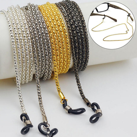 Non-slip Metal Eyeglass Chain Cord Sunglasses Holder Strap Necklace Women Men Gold Silver Color Reading Glasses Lanyard Rope ► Photo 1/6