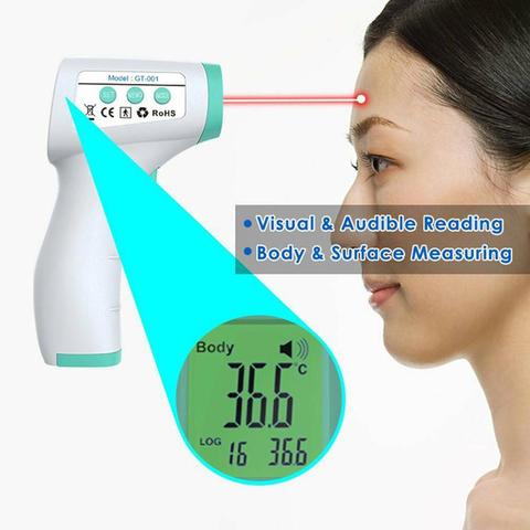 Non-Contact Infrared Human Body Thermometer Home Hand-Held Digital Thermometer Temperature Measurement Meter ► Photo 1/6