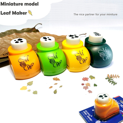 New pattern  Miniature model  Leaf Maker  Sand Table Scene Modeling Tool  DIY  Leaf paper ► Photo 1/6