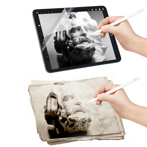 Paper Like Film Matte PET Anti Glare Painting For iPad 9.7 6th 7 8th 10.2 10.9 Air 3 10.5 Mini 5 Pro 11 12.9 in Screen Protector ► Photo 1/6
