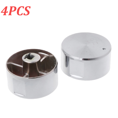 4PCS Metal Gas Stove Knob Switch Gas Stove Burner Accessories Kitchen Parts Replacement Rotary Switch Round Knobs ► Photo 1/5