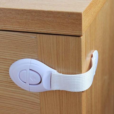 10 Pcs Child Protection Baby Safety Plastic Child Lock Castle Drawer Cabinet Toilet Safety Locks Infant Security Door Stopper ► Photo 1/6