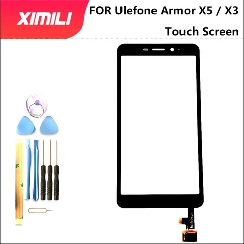 5.5'' Original For Ulefone Armor X5 Touch Screen Tested Digitizer For Ulefone Armor X3 Touch Panel Front Glass Sensor +Tools ► Photo 1/6