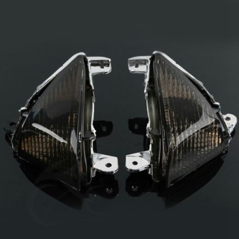 Motorcycle Black/Clear Lens Turn Signal Indicators For KAWASAKI ZX10R 2006-2007 ZX6R 05-11 Z1000 2007-2012 2008 2009 2010 2011 ► Photo 1/6