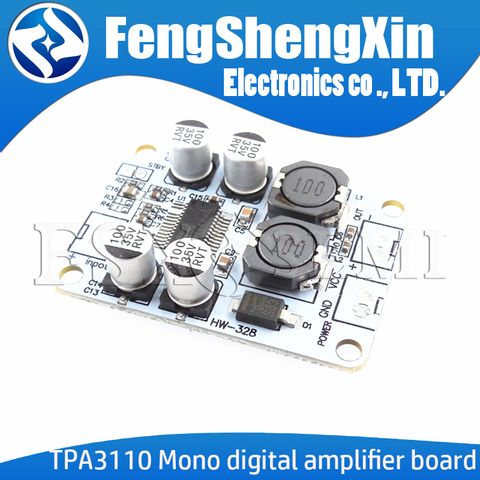 TPA3110 PBTL Mono digital amplifier board 30W ► Photo 1/2