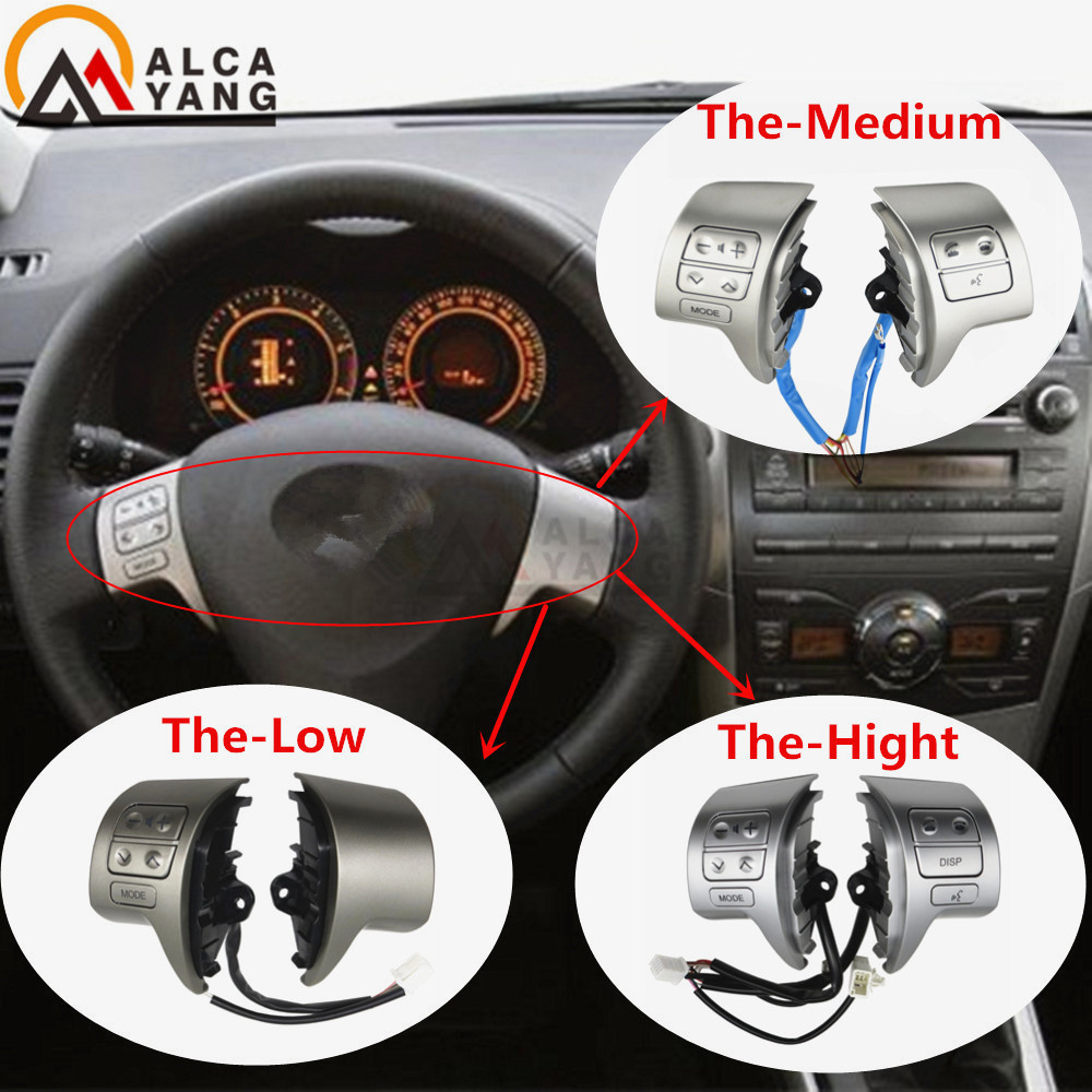 Bluetooth Audio Steering Wheel Switch Button For Toyota Highlander 2009-2010 New