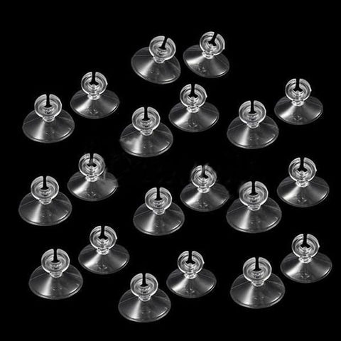 10pcs Aquarium Fish Tank Suction Cup Sucker Holders PVC Clear For 4/6mm Air Line Tube Hose Pump Wire ► Photo 1/6