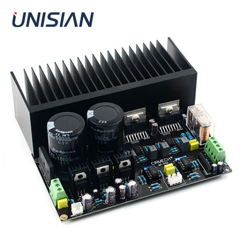 UNISIAN TDA7293 DC servo Auido Power Amplifier board 100W+100W TDA 7293 OP07 NE5534 High Power Amplifiers for Home audio system ► Photo 1/6