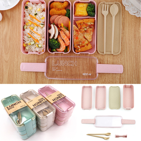 Bpa Free Baby Food Storage Feeding Lunch Box Food Container Box Portable Kids Student Lunch Box Bento Container Stackable Box ► Photo 1/6