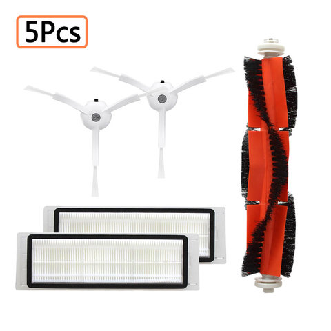 HEPA Filter Side Brush Main Brush Robot Vacuum Cleaner Parts For xiaomi Robot MiJia SDJQR02RR xiaomi 1S Roborock S50 S51 S52 S55 ► Photo 1/6