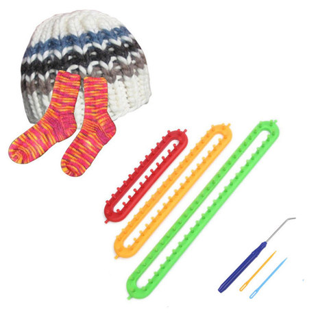 26/36/47cm DIY Rectangular Knitting Needles Loom Scarf Sweater Shawl Stitch Knit Weaving Tool Hat Socks Knitting Accessories ► Photo 1/6