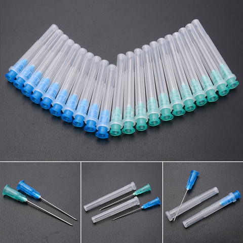 20pcs/set Dispensing Syringes Needles 10pcs 1.25