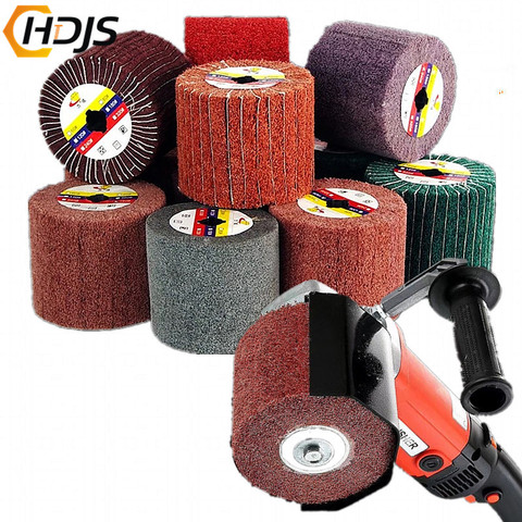 3M stainless steel polishing machine polishing wheel nylon drawing round portable electric metal burr abrasive grinding wheel ► Photo 1/6