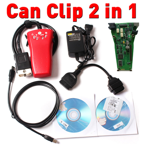 Newest 2 in 1 Diagnostic Tool For Renault CAN Clip V172 for Consult 3 III Scanner Auto Self-Diagnostic Tool Car Vehicle Repair ► Photo 1/6