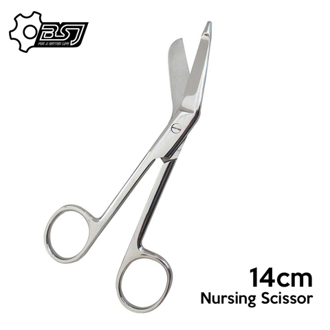 Stainless Steel Bandage Scissors 14cm Nursing Scissors for Medical Home Use ► Photo 1/6
