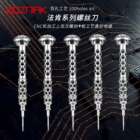 WOZNIAK Multi Hole Screwdriver For iPhone Android iPad Disassembly tool S2 Batch Head Dissipate Heat Screw Driver Dismantling ► Photo 1/6