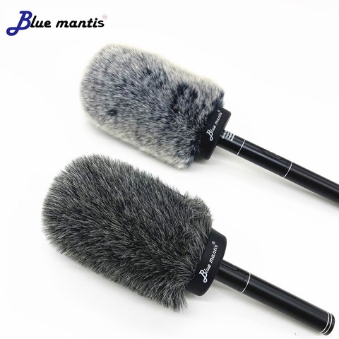 Fur Windscreen Furry Windshield Muff for Rode NTG1 NTG2 Condenser Microphone Wind Shield Protection Outdoor Interview Mic 14cm ► Photo 1/6