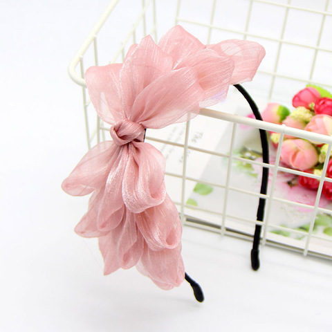 1pc Women Bow & Ribbon Decor Fashionable Hair Clip For Hair Decoration