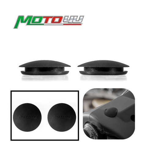 2PCS Scooter Rubber Mirror Hole Plug motorbike Rearview Mirror Cap For Vespa GTS300 GTS 300 GTV300 ► Photo 1/6
