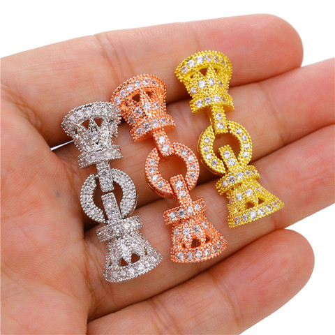 Juya DIY Handmade Lock Supplies Fastener Connector Closure Clasps Accessories For Natural Stone Pearls Needlework Jewelry Making ► Photo 1/6